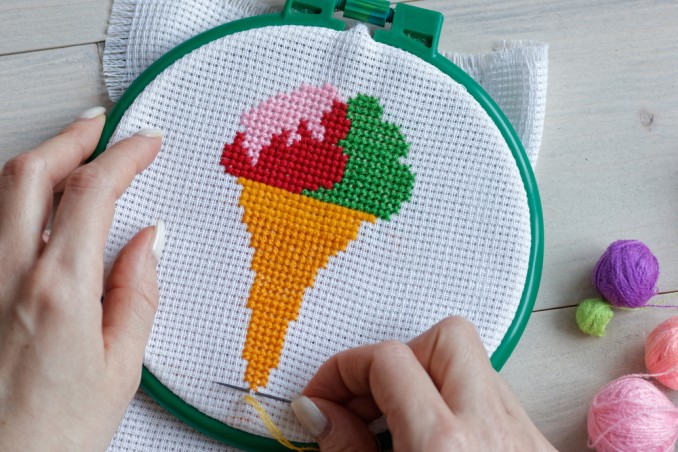  gelati punto croce, gelati punto croce schemi