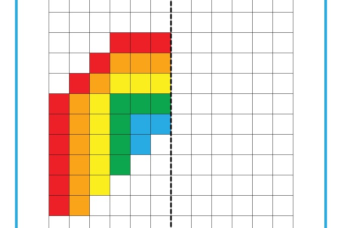 pixel art da completare, pixel art facile