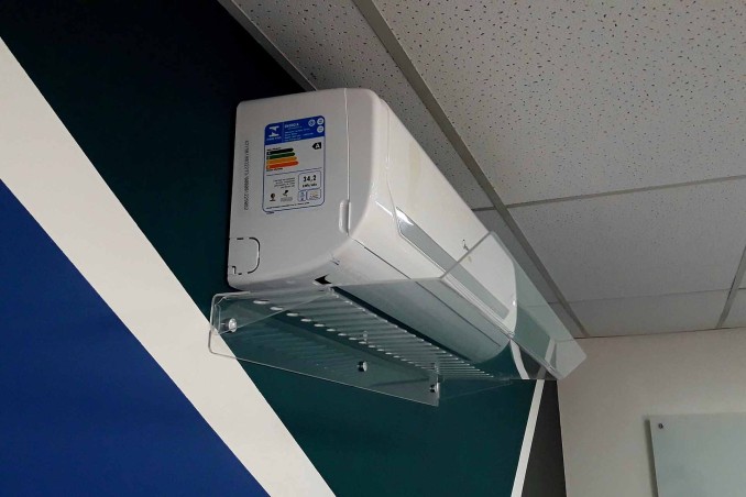 Deflettore per condizionatore fai da te