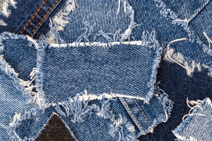 bracciale fai da te denim