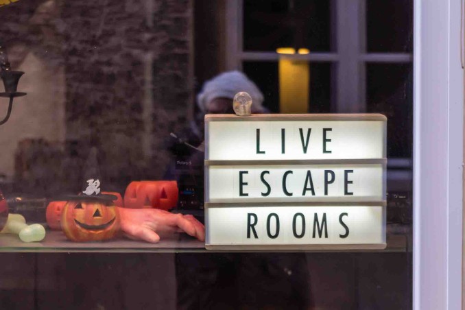 escape room per bambini per Halloween