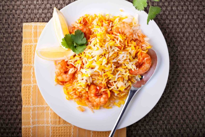 basmati con le mazzancolle