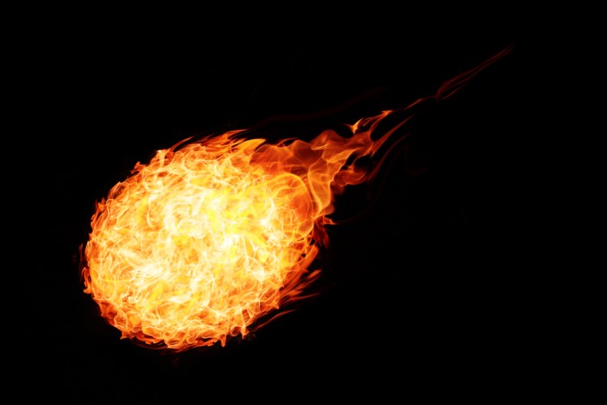 travestimento palla di fuoco