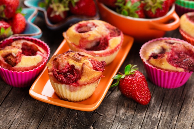 Muffin alle fragole