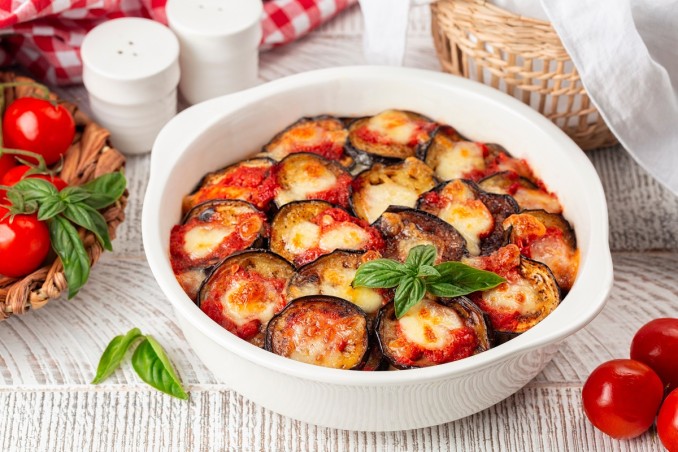 Parmigiana di melanzane non fritte
