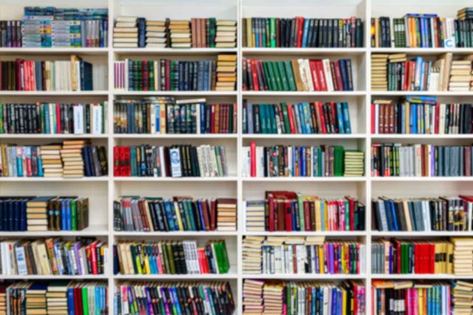 libri nella libreria