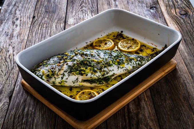 orata al forno