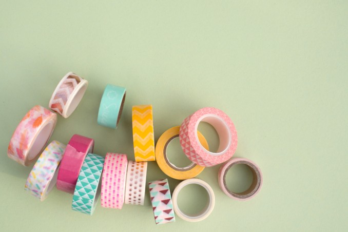 Washi tape: idee creative e decori fai da te