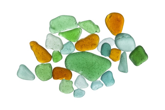 cosa fare con i vetrini di mare, vetrini di mare idee