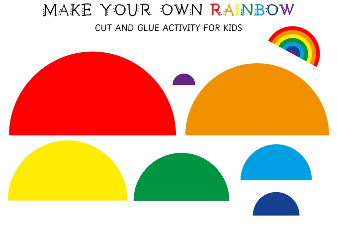 disegni da ritagliare e incollare per l'estate, disegni da ritagliare estate, disegni da incollare estate