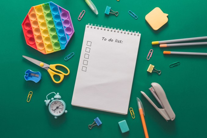 cosa fare prima di tornare a scuola, lista cose da fare scuola