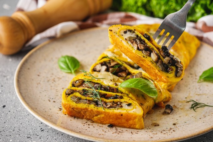 omelette ai funghi