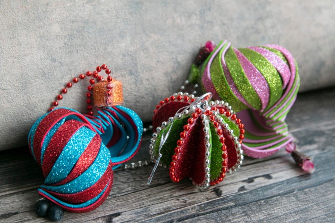 palline albero fai da te