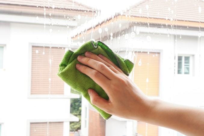 Pulizia delle finestre