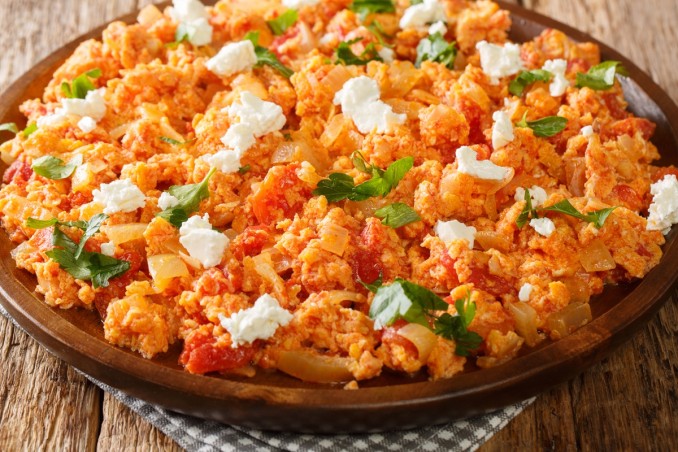 uova strapazzate al pomodoro